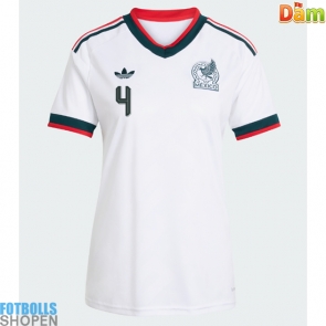 Billiga Mexiko Edson Alvarez #4 Bortatröja Dam VM 2026 Kortärmad